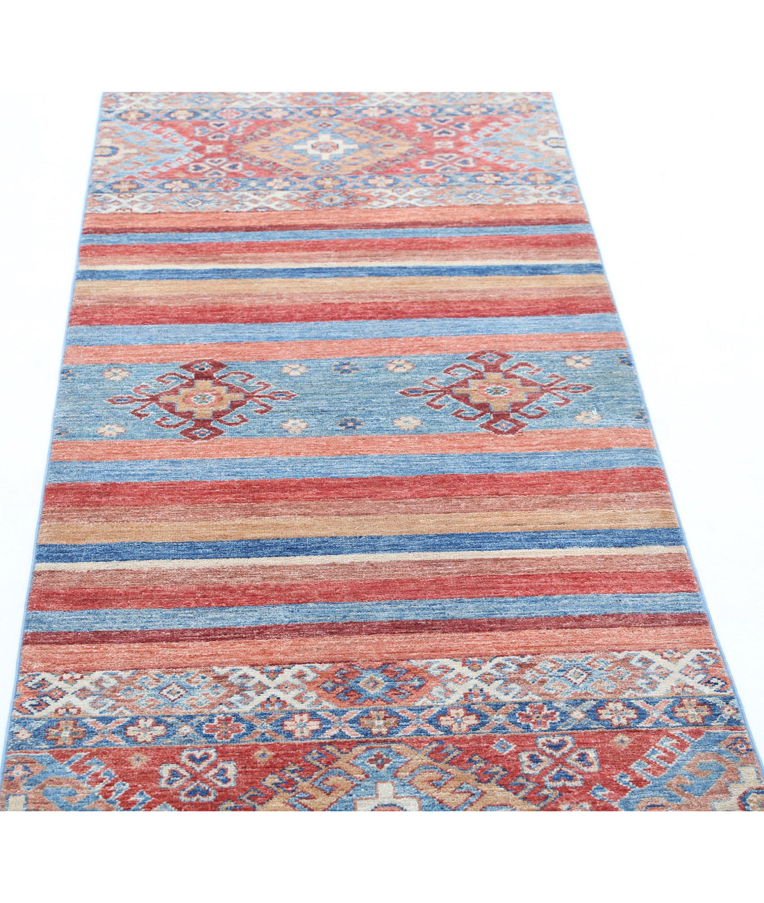 Khurjeen 2'6'' X 6'5'' Hand-Knotted Wool Rug 2'6'' x 6'5'' (75 X 193) / Multi / Multi