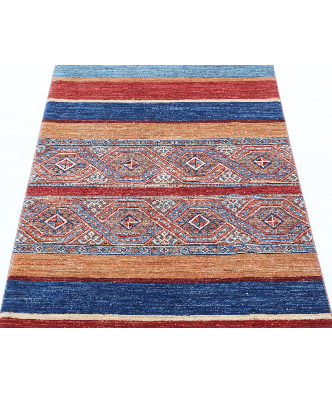 Khurjeen 3'0'' X 4'10'' Hand-Knotted Wool Rug 3'0'' x 4'10'' (90 X 145) / Multi / Multi