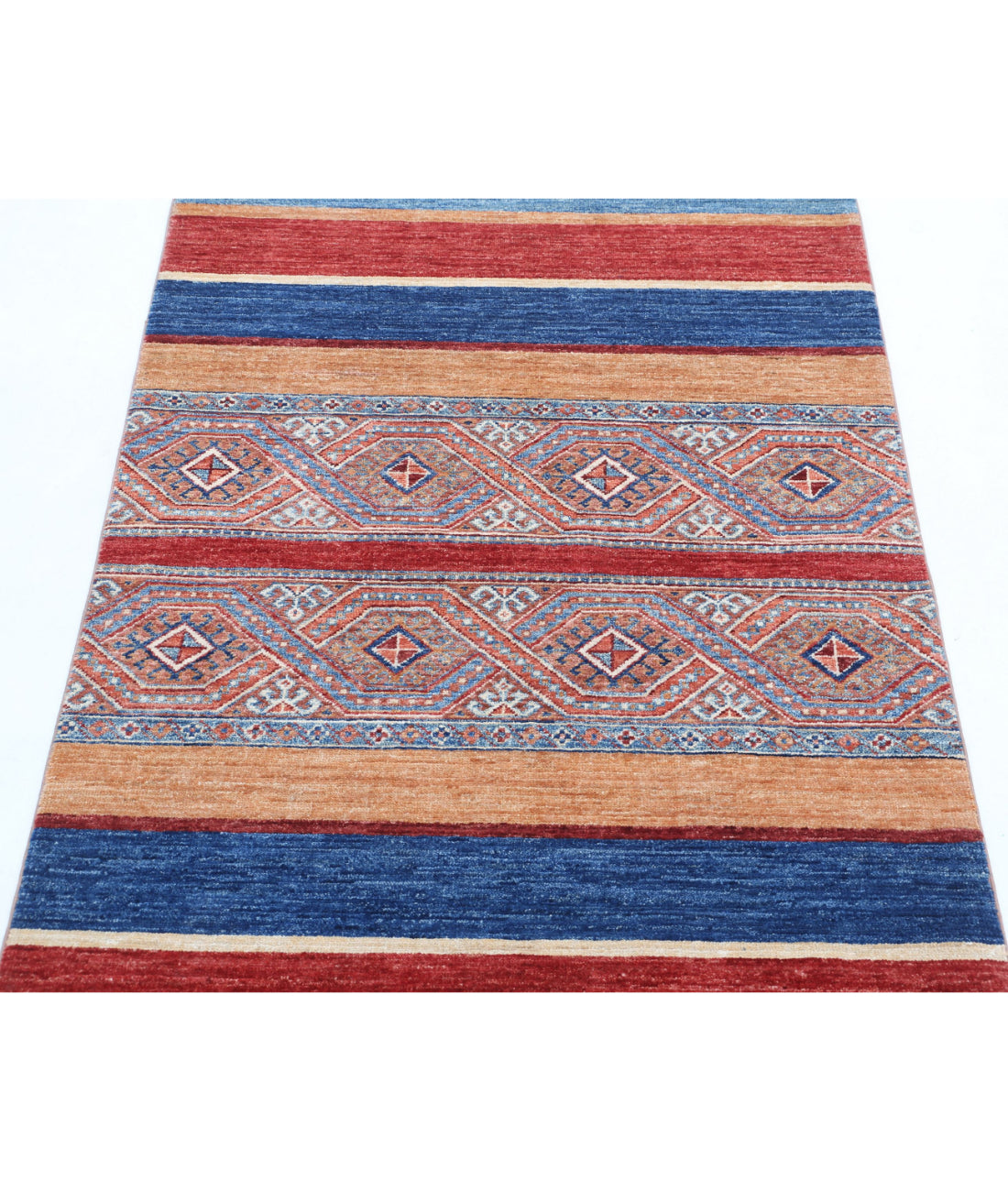 Khurjeen 3'0'' X 4'9'' Hand-Knotted Wool Rug 3'0'' x 4'9'' (90 X 143) / Multi / Multi