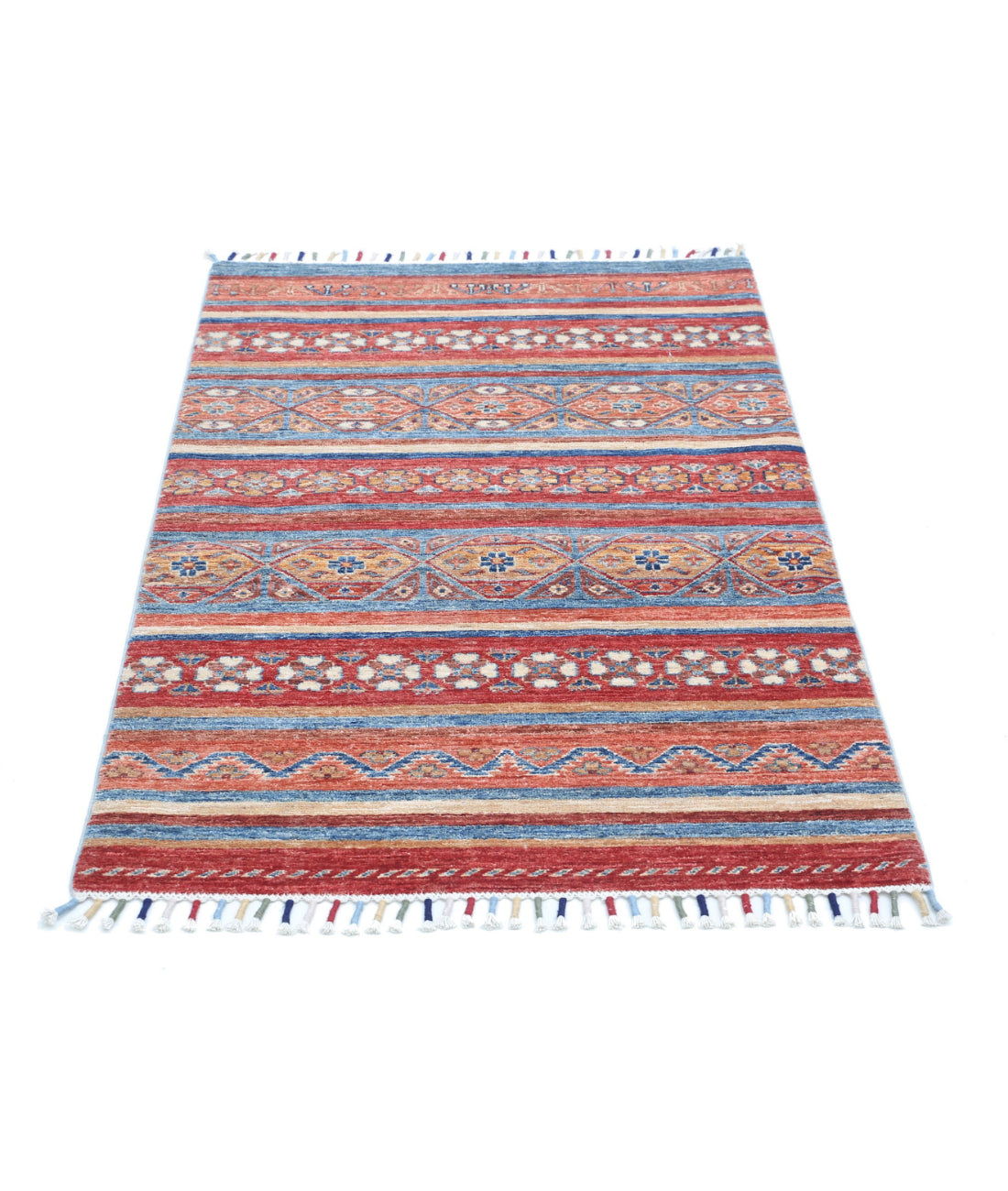 Khurjeen 2'11'' X 4'8'' Hand-Knotted Wool Rug 2'11'' x 4'8'' (88 X 140) / Multi / Multi