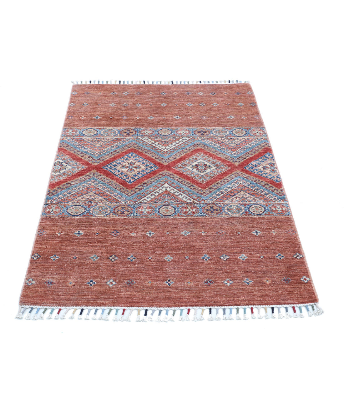 Khurjeen 3'3'' X 4'10'' Hand-Knotted Wool Rug 3'3'' x 4'10'' (98 X 145) / Multi / Multi