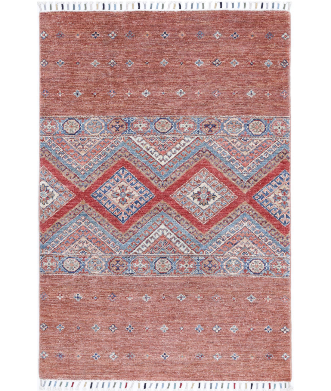 Khurjeen 3'3'' X 4'10'' Hand-Knotted Wool Rug 3'3'' x 4'10'' (98 X 145) / Multi / Multi