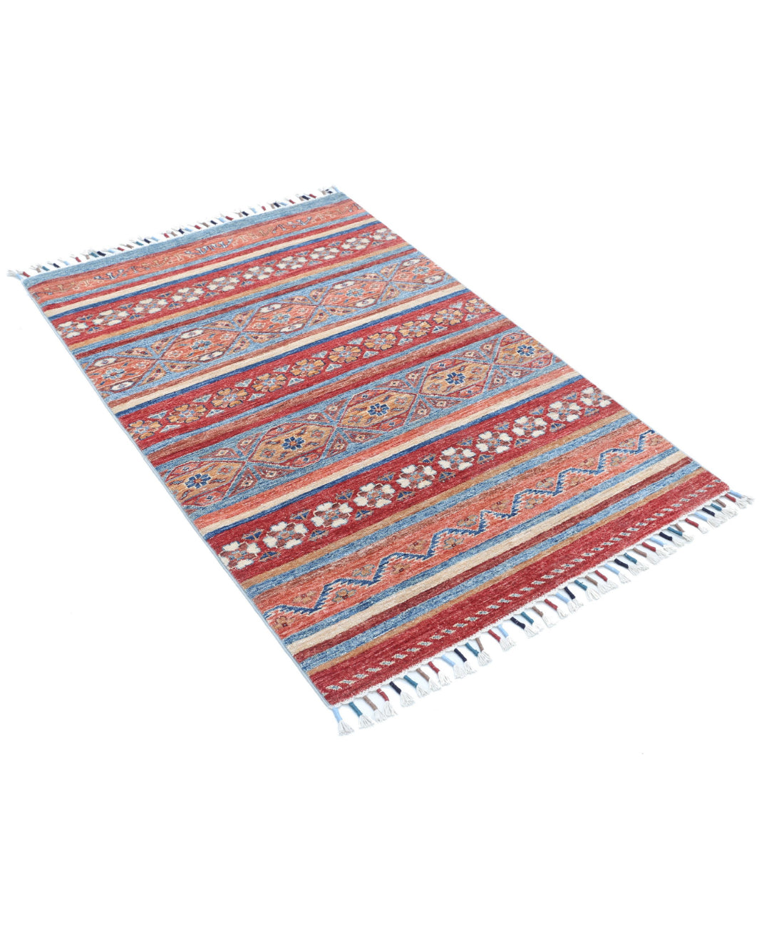 Khurjeen 3'1'' X 4'8'' Hand-Knotted Wool Rug 3'1'' x 4'8'' (93 X 140) / Multi / Multi