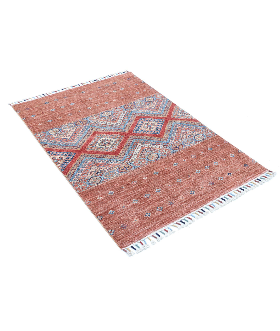 Khurjeen 3'3'' X 4'7'' Hand-Knotted Wool Rug 3'3'' x 4'7'' (98 X 138) / Multi / Multi