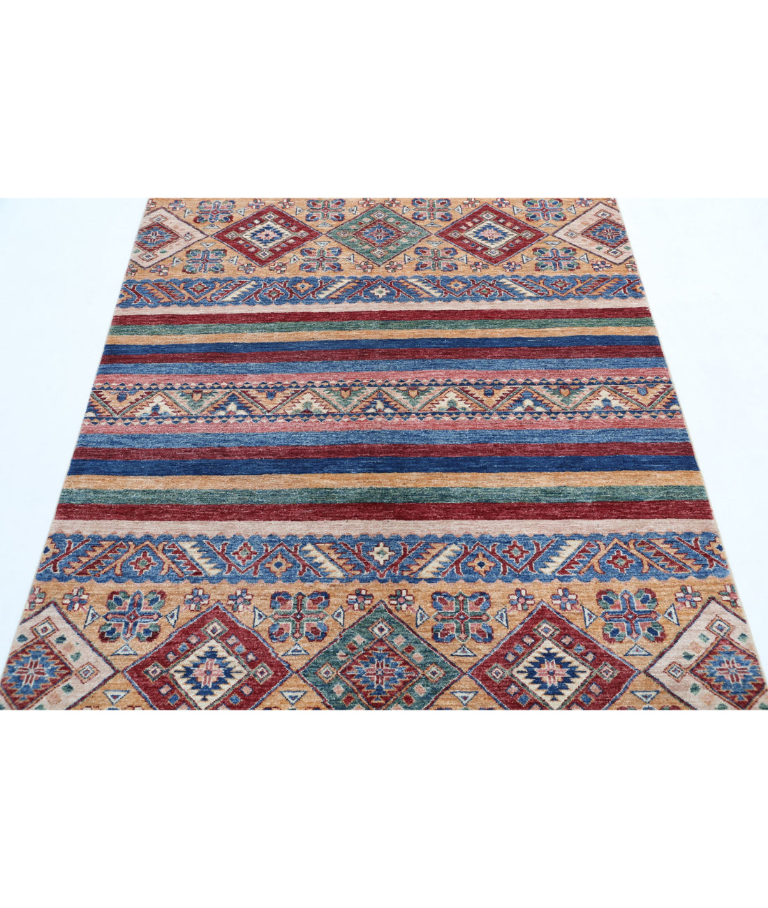 Khurjeen 4'10'' X 6'3'' Hand-Knotted Wool Rug 4'10'' x 6'3'' (145 X 188) / Multi / Multi