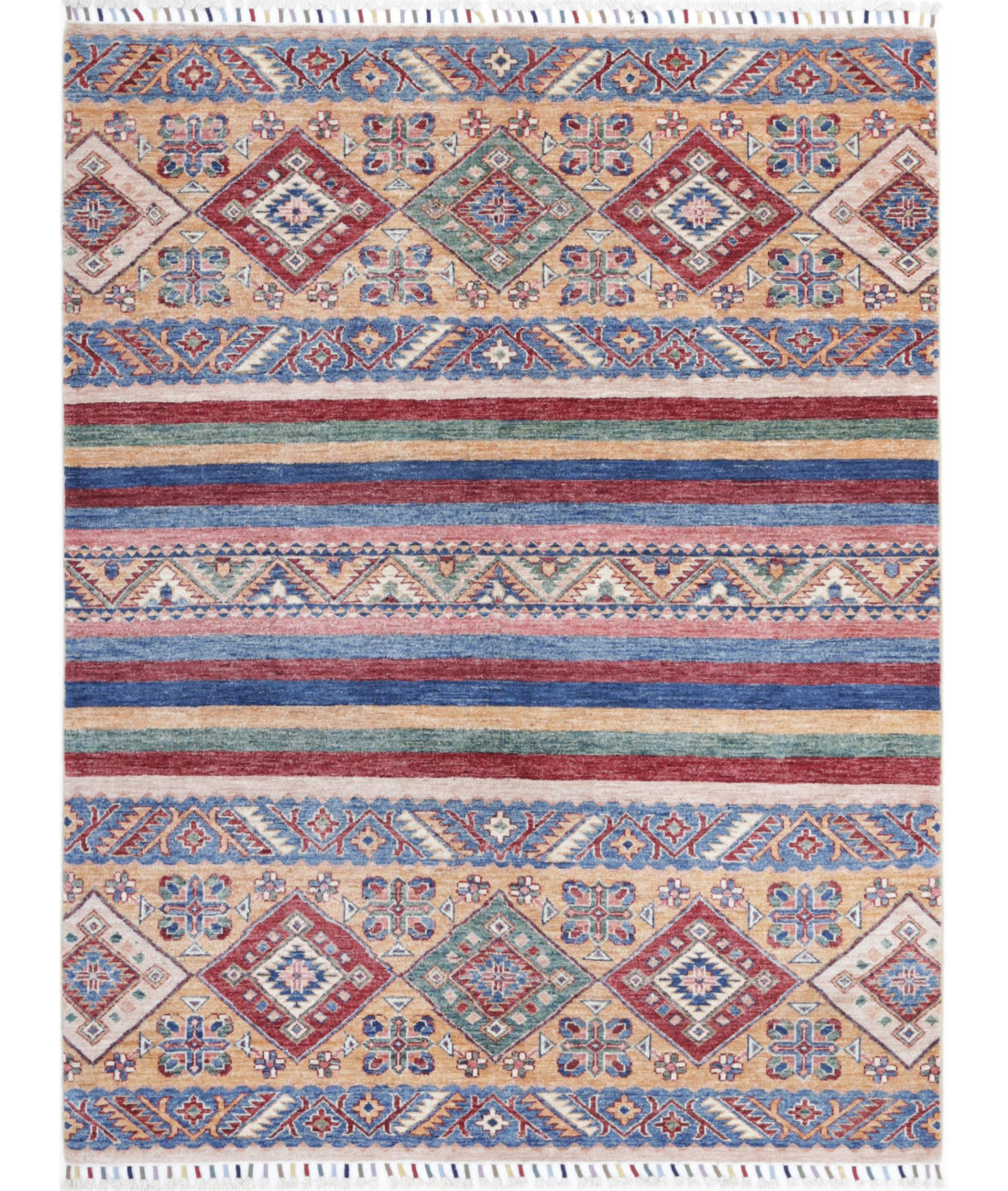 Khurjeen 4'10'' X 6'3'' Hand-Knotted Wool Rug 4'10'' x 6'3'' (145 X 188) / Multi / Multi