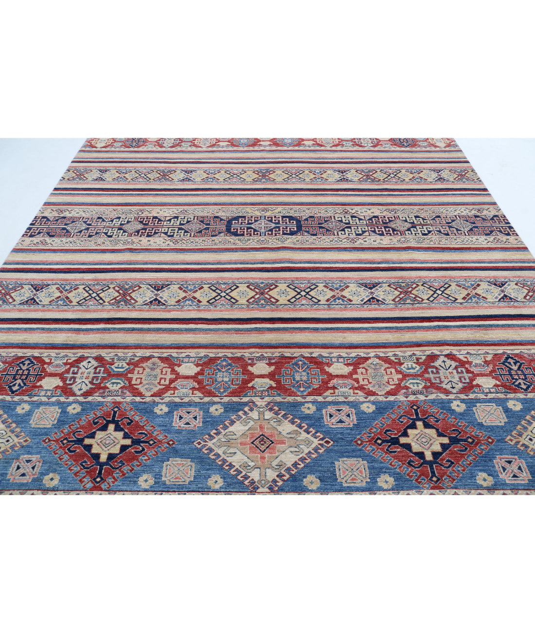 Khurjeen 8'9'' X 12'2'' Hand-Knotted Wool Rug 8'9'' x 12'2'' (263 X 365) / Red / Multi