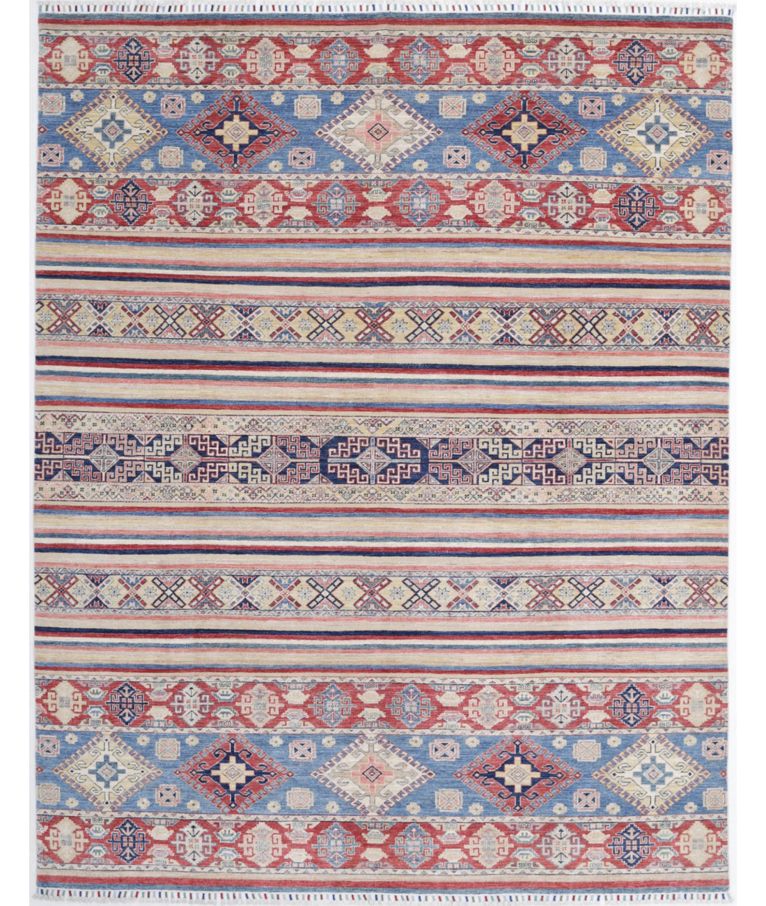 Khurjeen 8'9'' X 12'2'' Hand-Knotted Wool Rug 8'9'' x 12'2'' (263 X 365) / Red / Multi