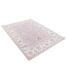 Ziegler 4'11'' X 6'6'' Hand-Knotted Wool Rug 4'11'' x 6'6'' (148 X 195) / Peach / Ivory