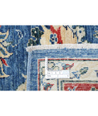 Ziegler 8'1'' X 9'11'' Hand-Knotted Wool Rug 8'1'' x 9'11'' (243 X 298) / Blue / Red