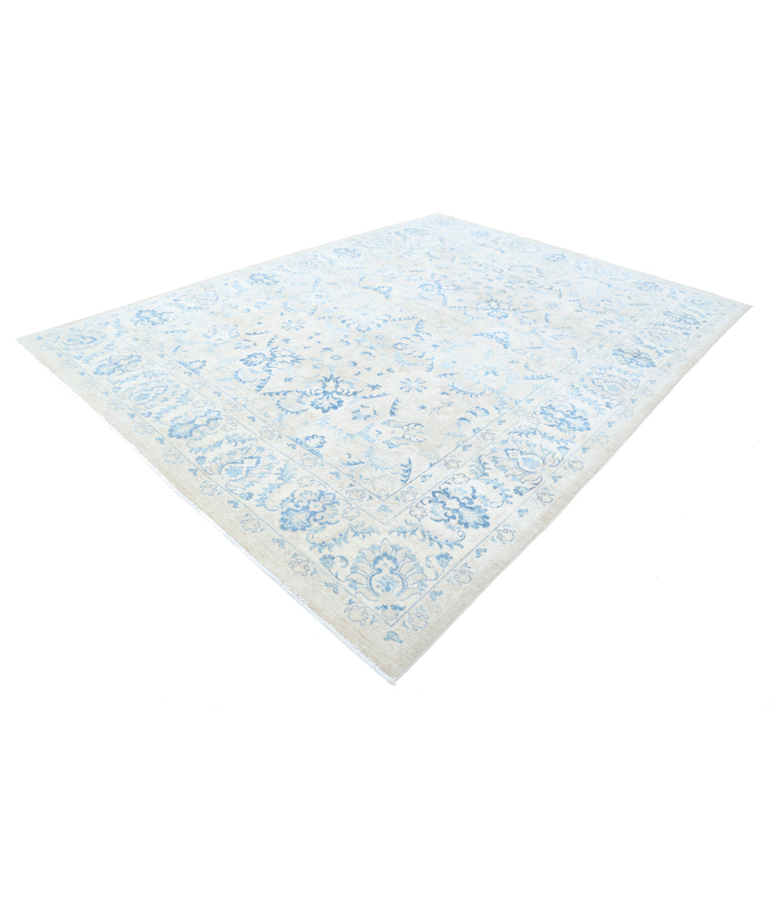 Serenity 8'10'' X 11'10'' Hand-Knotted Wool Rug 8'10'' x 11'10'' (265 X 355) / Taupe / Ivory