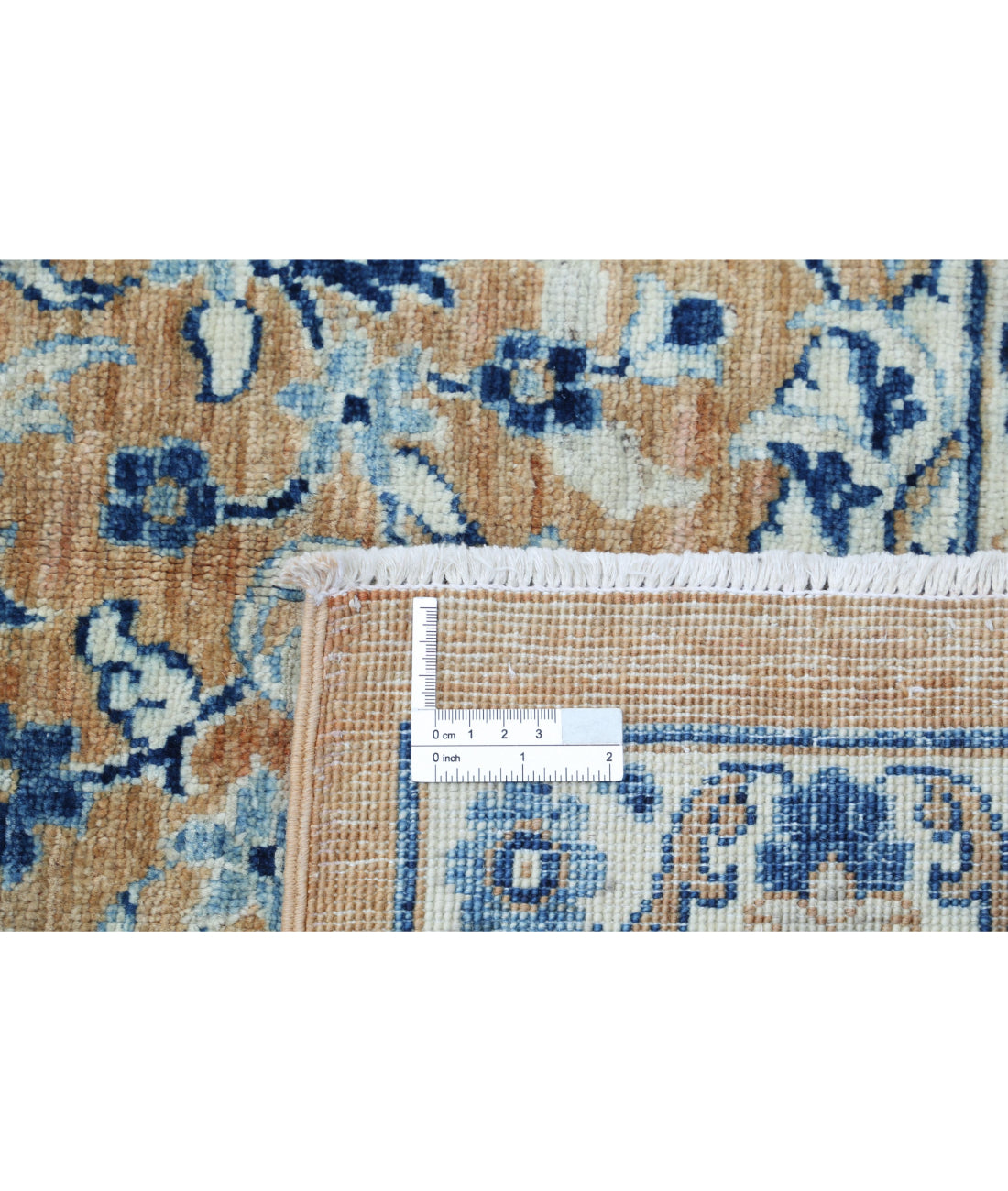 Ziegler 9'6'' X 14'2'' Hand-Knotted Wool Rug 9'6'' x 14'2'' (285 X 425) / Taupe / Blue