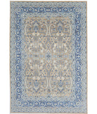 Ziegler 9'6'' X 14'2'' Hand-Knotted Wool Rug 9'6'' x 14'2'' (285 X 425) / Taupe / Blue