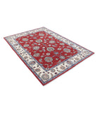 Ziegler 5'0'' X 6'7'' Hand-Knotted Wool Rug 5'0'' x 6'7'' (150 X 198) / Red / Ivory