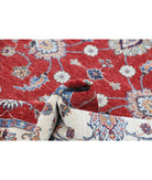 Ziegler 5'0'' X 6'7'' Hand-Knotted Wool Rug 5'0'' x 6'7'' (150 X 198) / Red / Ivory