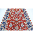 Ziegler 6'4'' X 9'6'' Hand-Knotted Wool Rug 6'4'' x 9'6'' (190 X 285) / Red / Blue