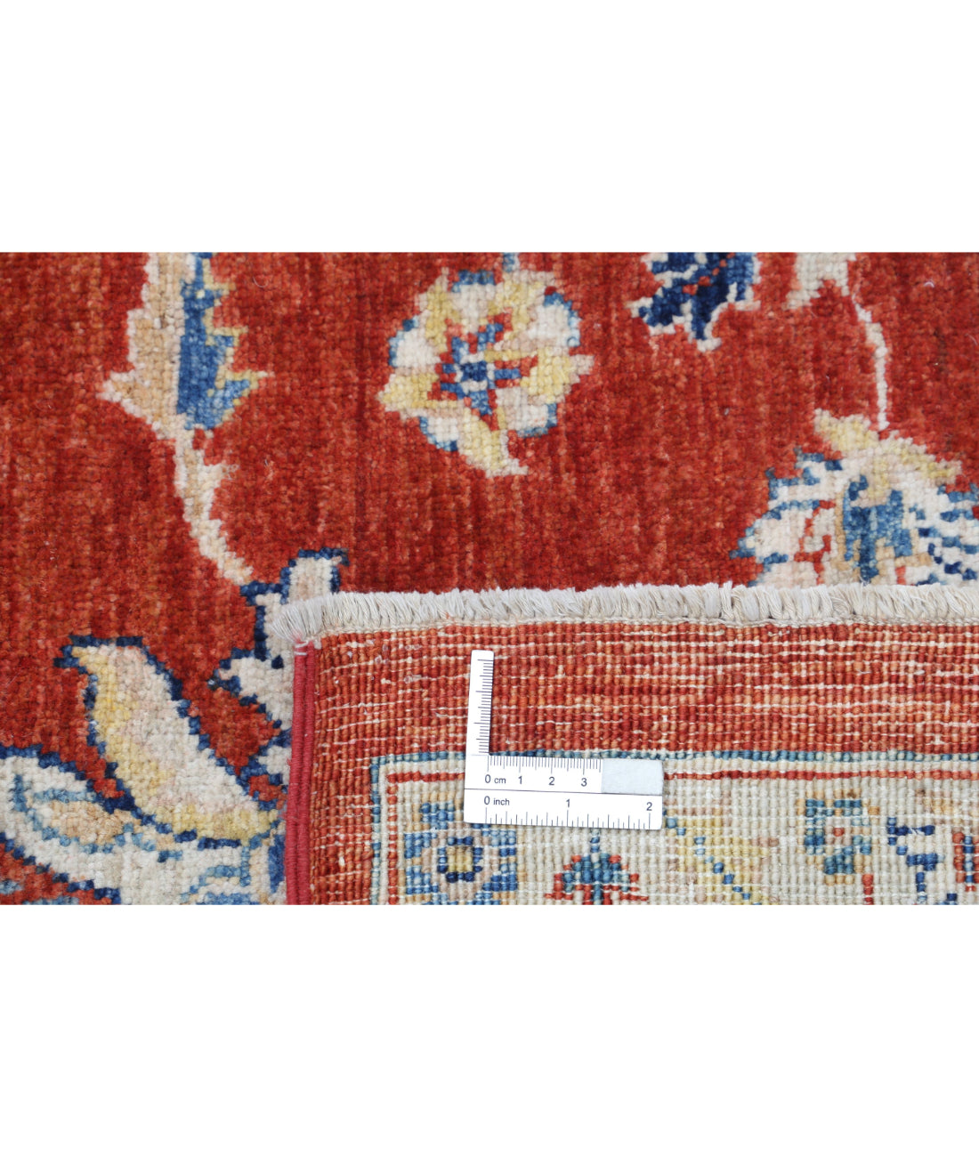 Ziegler 6'4'' X 9'6'' Hand-Knotted Wool Rug 6'4'' x 9'6'' (190 X 285) / Red / Blue