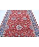 Ziegler 6'8'' X 9'10'' Hand-Knotted Wool Rug 6'8'' x 9'10'' (200 X 295) / Red / Blue