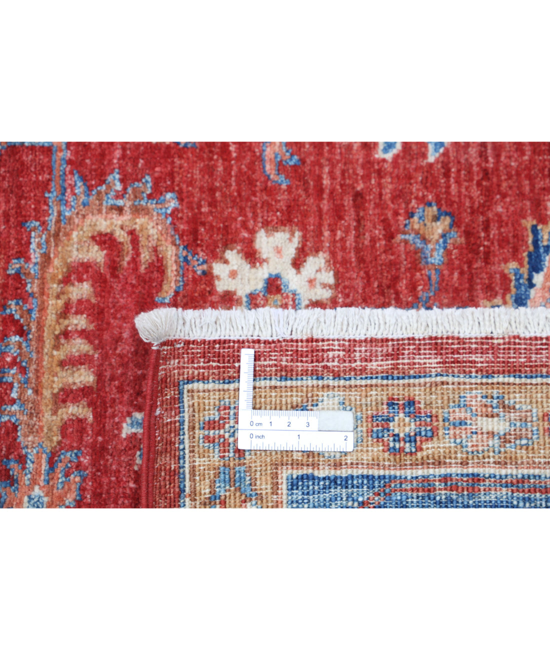 Ziegler 6'8'' X 9'10'' Hand-Knotted Wool Rug 6'8'' x 9'10'' (200 X 295) / Red / Blue