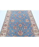 Ziegler 4'10'' X 6'11'' Hand-Knotted Wool Rug 4'10'' x 6'11'' (145 X 208) / Blue / Ivory