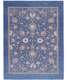 Ziegler 6'9'' X 8'10'' Hand-Knotted Wool Rug 6'9'' x 8'10'' (203 X 265) / Blue / N/A