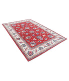 Ziegler 6'6'' X 9'4'' Hand-Knotted Wool Rug 6'6'' x 9'4'' (195 X 280) / Red / Ivory