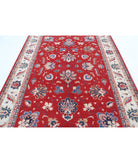 Ziegler 6'6'' X 9'4'' Hand-Knotted Wool Rug 6'6'' x 9'4'' (195 X 280) / Red / Ivory