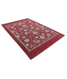 Ziegler 6'3'' X 9'1'' Hand-Knotted Wool Rug 6'3'' x 9'1'' (188 X 273) / Red / N/A