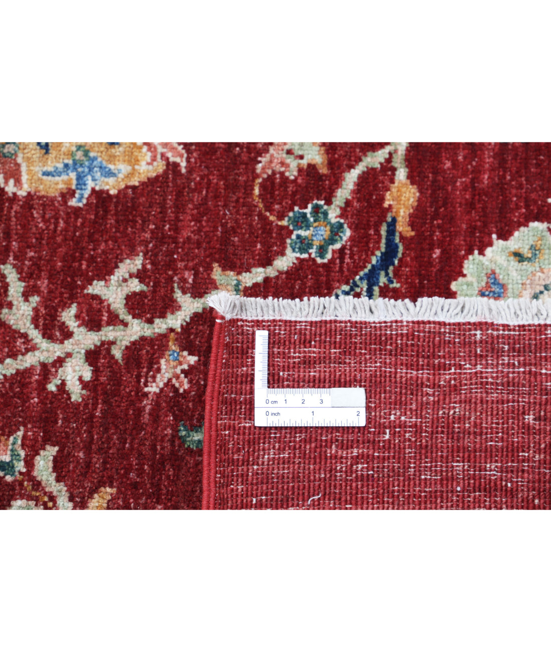 Ziegler 6'3'' X 9'1'' Hand-Knotted Wool Rug 6'3'' x 9'1'' (188 X 273) / Red / N/A