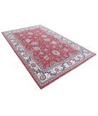 Ziegler 6'3'' X 9'9'' Hand-Knotted Wool Rug 6'3'' x 9'9'' (188 X 293) / Red / Ivory