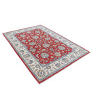 Ziegler 5'7'' X 7'11'' Hand-Knotted Wool Rug 5'7'' x 7'11'' (168 X 238) / Red / Ivory