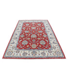 Ziegler 5'7'' X 7'11'' Hand-Knotted Wool Rug 5'7'' x 7'11'' (168 X 238) / Red / Ivory