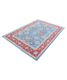 Ziegler 5'4'' X 7'10'' Hand-Knotted Wool Rug 5'4'' x 7'10'' (160 X 235) / Blue / Red