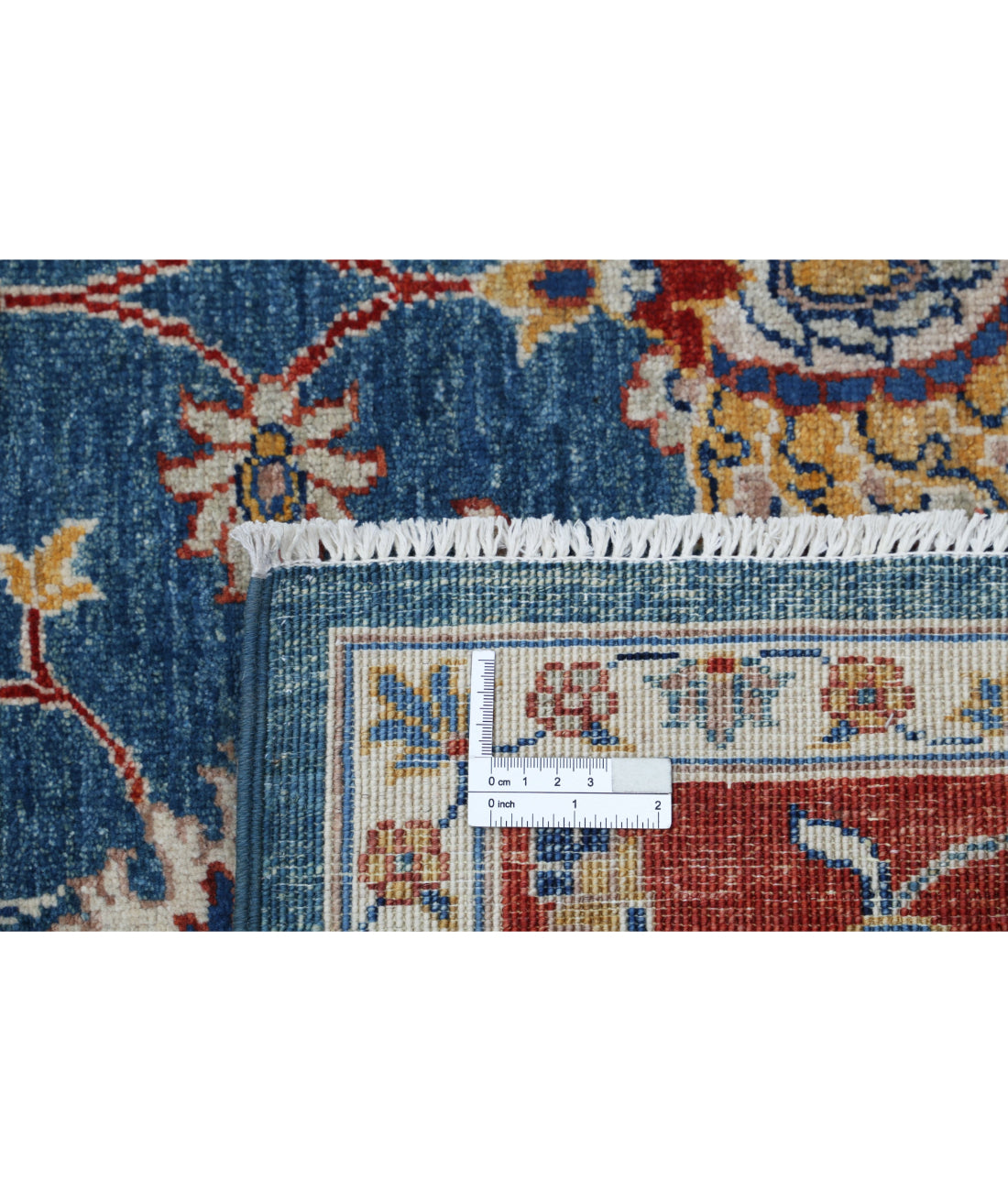 Ziegler 5'4'' X 7'10'' Hand-Knotted Wool Rug 5'4'' x 7'10'' (160 X 235) / Blue / Red