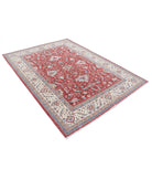 Ziegler 5'8'' X 7'9'' Hand-Knotted Wool Rug 5'8'' x 7'9'' (170 X 233) / Red / Ivory