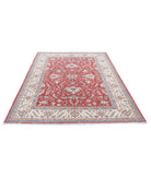 Ziegler 5'8'' X 7'9'' Hand-Knotted Wool Rug 5'8'' x 7'9'' (170 X 233) / Red / Ivory