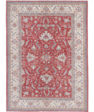 Ziegler 5'8'' X 7'9'' Hand-Knotted Wool Rug 5'8'' x 7'9'' (170 X 233) / Red / Ivory