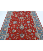 Ziegler 5'5'' X 7'10'' Hand-Knotted Wool Rug 5'5'' x 7'10'' (163 X 235) / Red / Blue