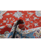 Ziegler 5'5'' X 7'10'' Hand-Knotted Wool Rug 5'5'' x 7'10'' (163 X 235) / Red / Blue