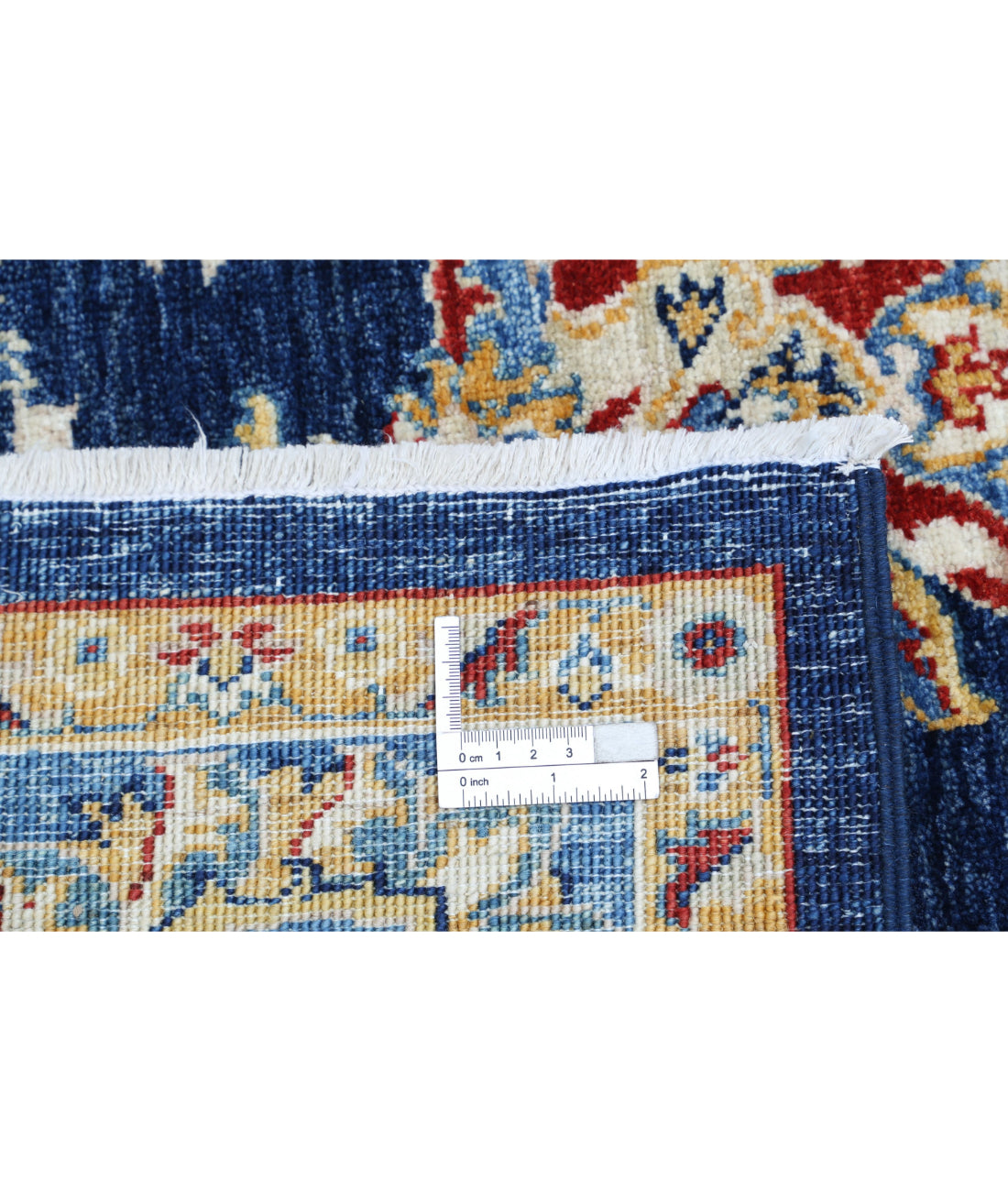 Ziegler 5'8'' X 7'10'' Hand-Knotted Wool Rug 5'8'' x 7'10'' (170 X 235) / Blue / Gold