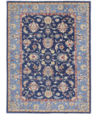 Ziegler 5'8'' X 7'10'' Hand-Knotted Wool Rug 5'8'' x 7'10'' (170 X 235) / Blue / Gold