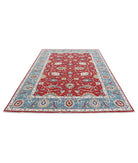 Ziegler 6'5'' X 9'8'' Hand-Knotted Wool Rug 6'5'' x 9'8'' (193 X 290) / Red / Blue