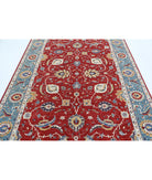 Ziegler 6'5'' X 9'8'' Hand-Knotted Wool Rug 6'5'' x 9'8'' (193 X 290) / Red / Blue