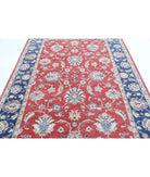 Ziegler 6'8'' X 9'8'' Hand-Knotted Wool Rug 6'8'' x 9'8'' (200 X 290) / Red / Blue