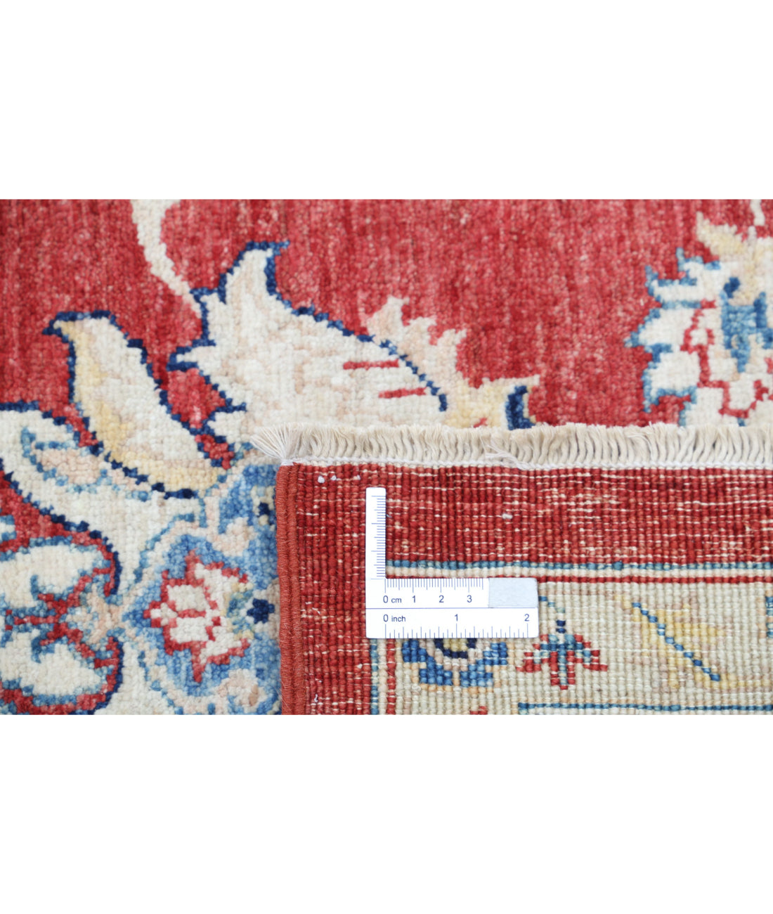 Ziegler 6'8'' X 9'8'' Hand-Knotted Wool Rug 6'8'' x 9'8'' (200 X 290) / Red / Blue