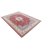 Heriz 5'9'' X 7'9'' Hand-Knotted Wool Rug 5'9'' x 7'9'' (173 X 233) / Red / Ivory