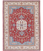 Heriz 5'9'' X 7'9'' Hand-Knotted Wool Rug 5'9'' x 7'9'' (173 X 233) / Red / Ivory