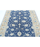 Ziegler 5'8'' X 7'6'' Hand-Knotted Wool Rug 5'8'' x 7'6'' (170 X 225) / Blue / Taupe