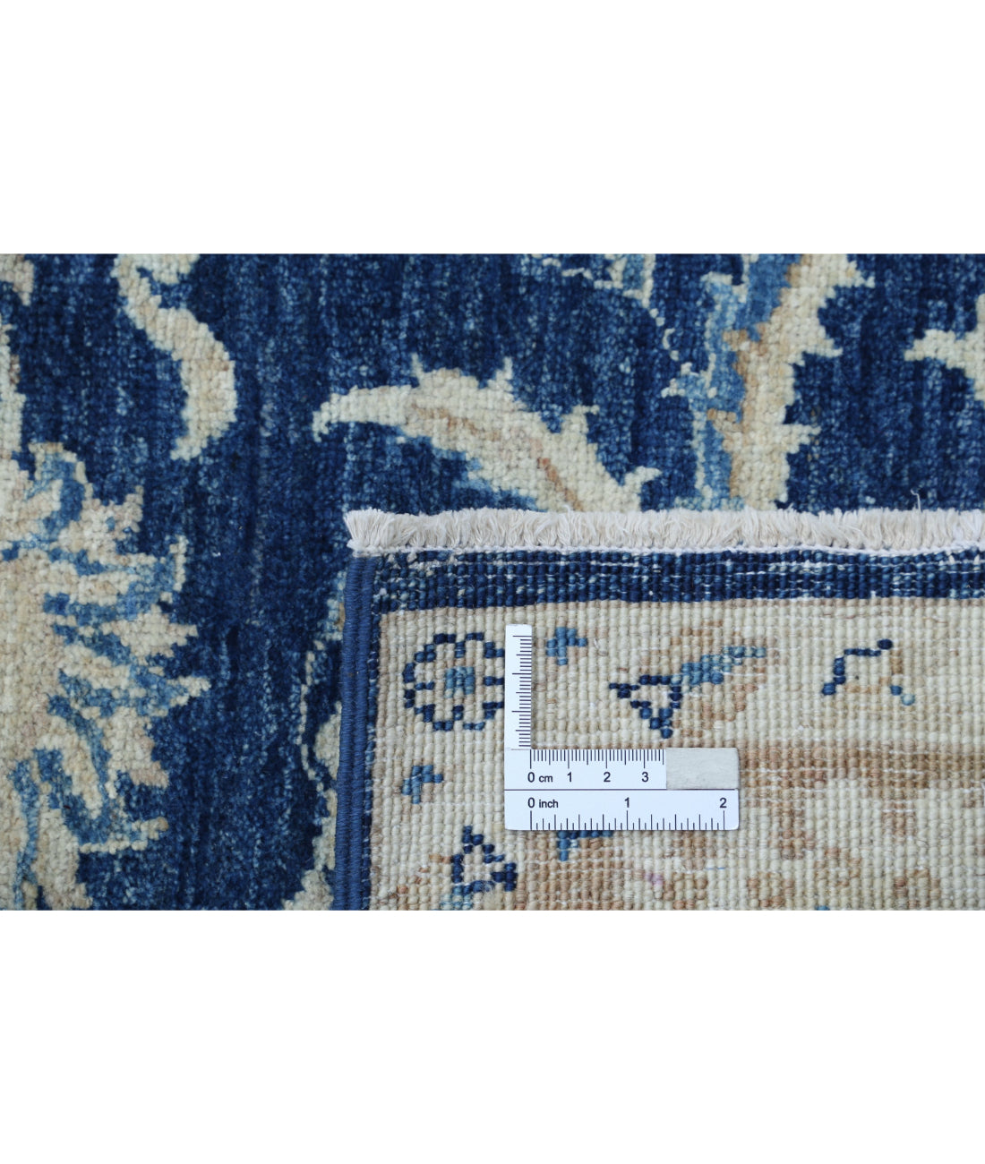 Ziegler 5'8'' X 7'6'' Hand-Knotted Wool Rug 5'8'' x 7'6'' (170 X 225) / Blue / Taupe