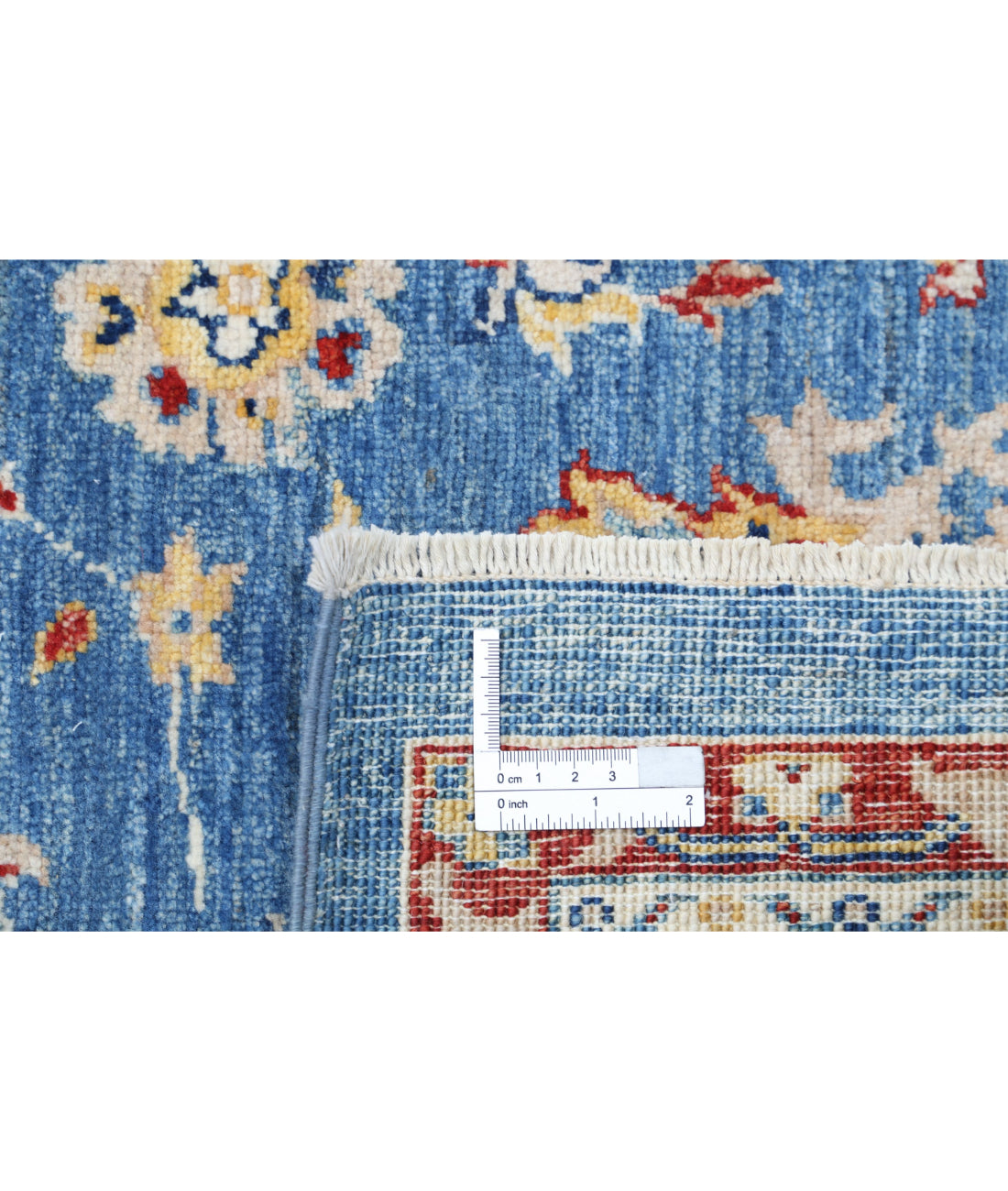 Ziegler 5'7'' X 7'10'' Hand-Knotted Wool Rug 5'7'' x 7'10'' (168 X 235) / Blue / Red